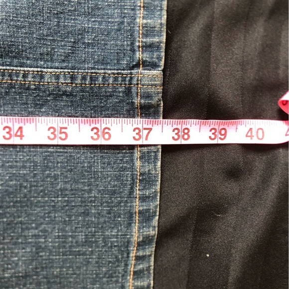 90s Full Length Denim Skirt - Picture 7 of 9